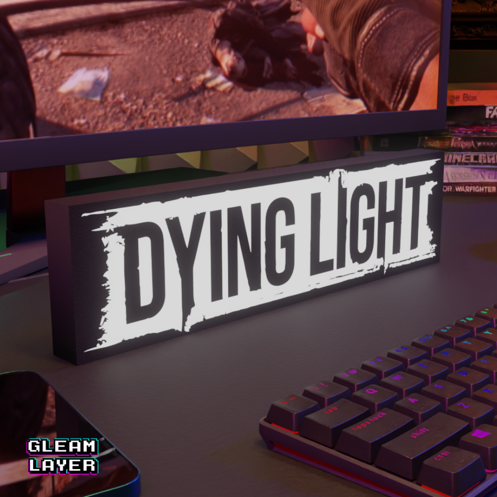 Dying Light LED Lightbox for Collector & Techland Spaces