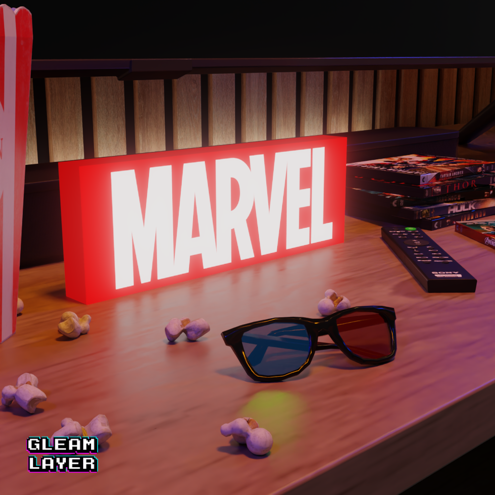 Marvel LED Lightbox for Collector & Display Spaces