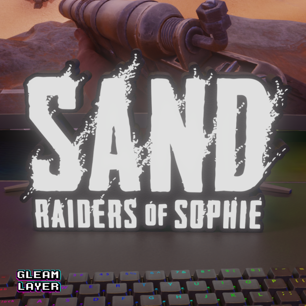 Sand: Raiders Of Sophie Led Gaming RGB Light Sign