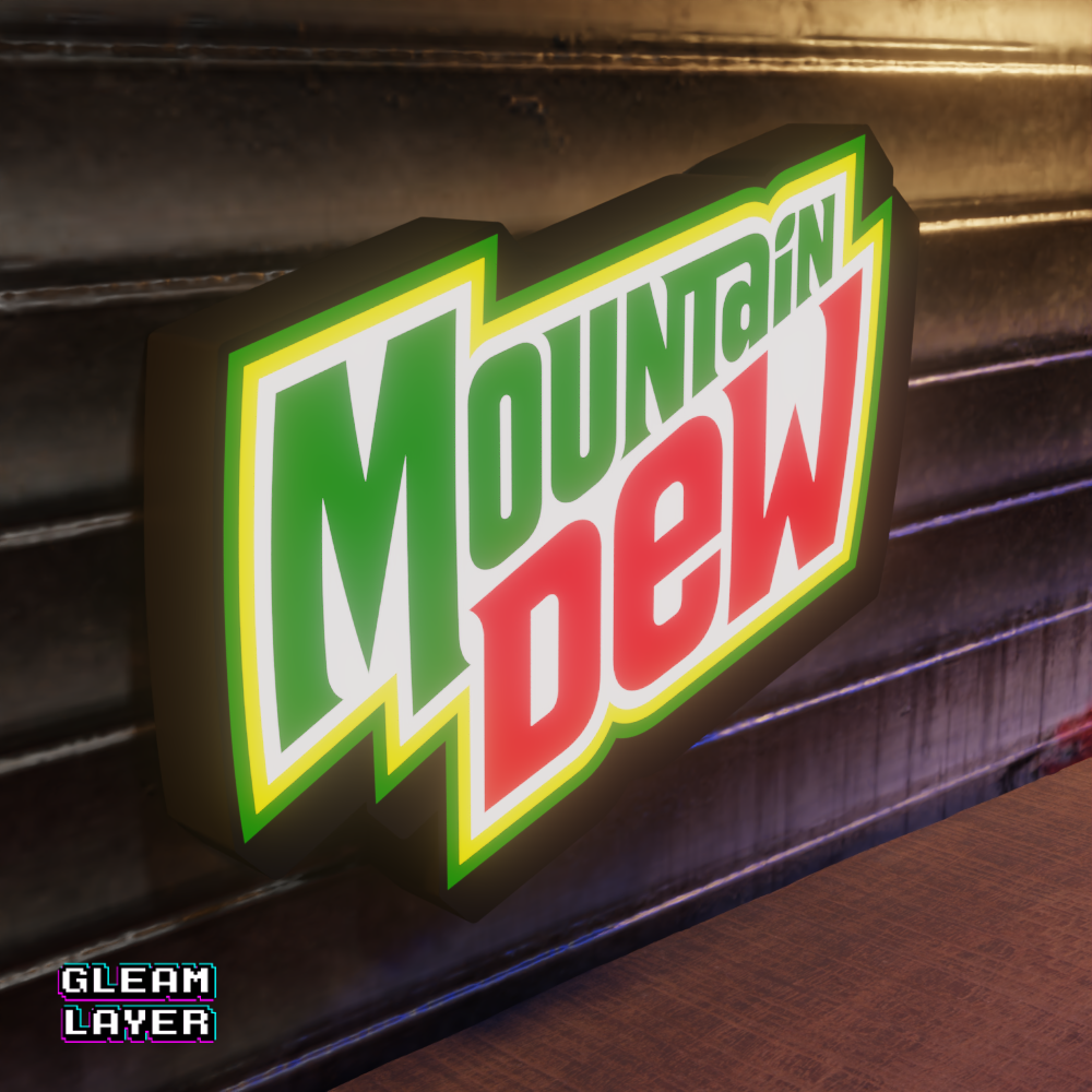 Citrus Energy Glow Sign for Streamer & Arcade Rooms