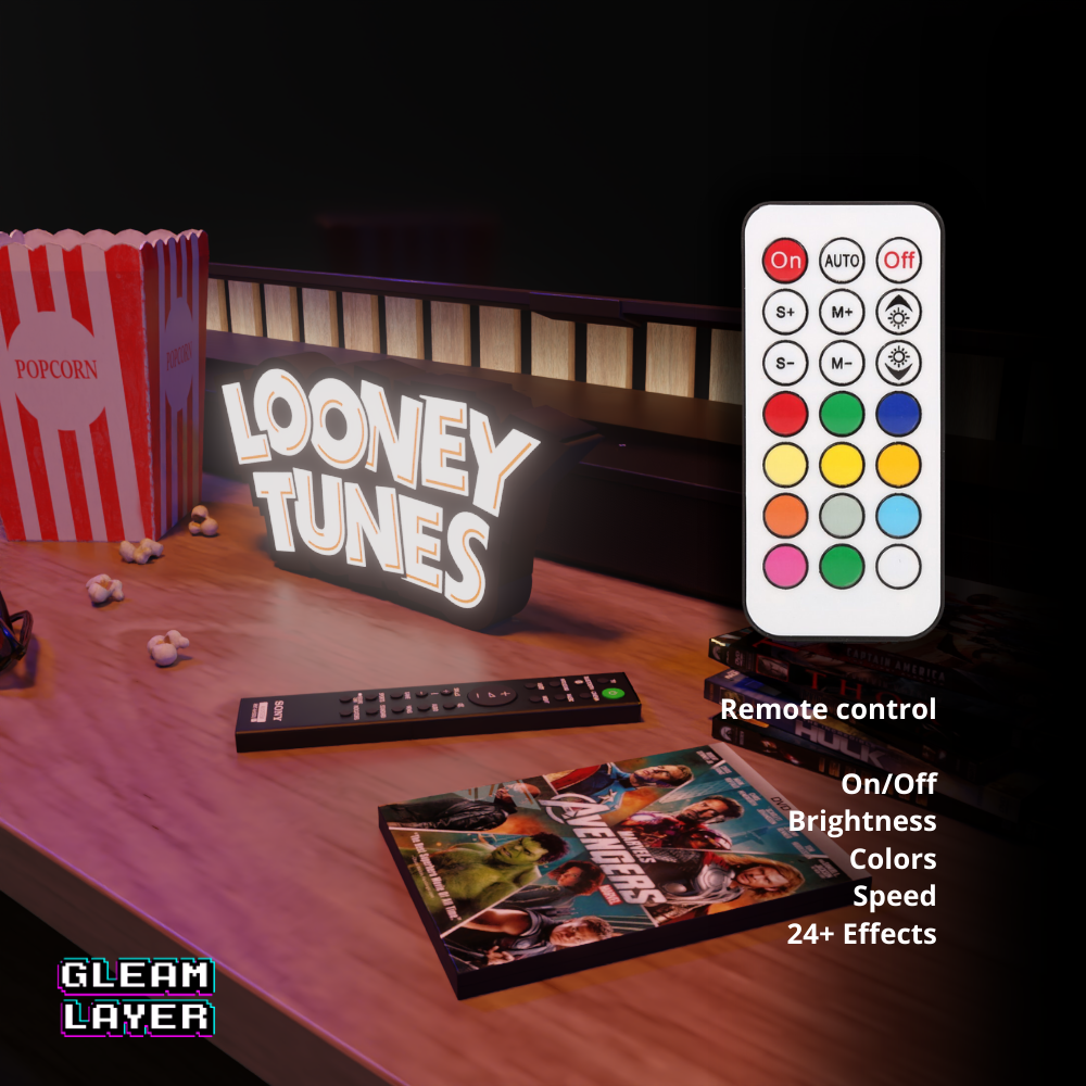 Looney Tunes Iconic Warner Bros LED Decor for Fun Chill Spaces