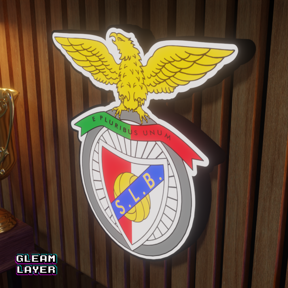 Sport Lisboa e Benfica LED Logo Light RGB Room Decor