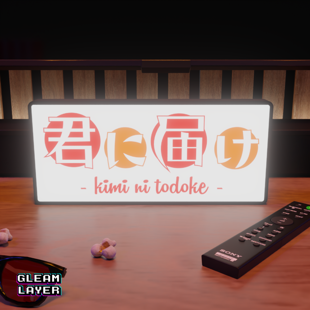 Kimi ni Todoke Manga Romantic RGB Glow Decor for Anime Fan Rooms