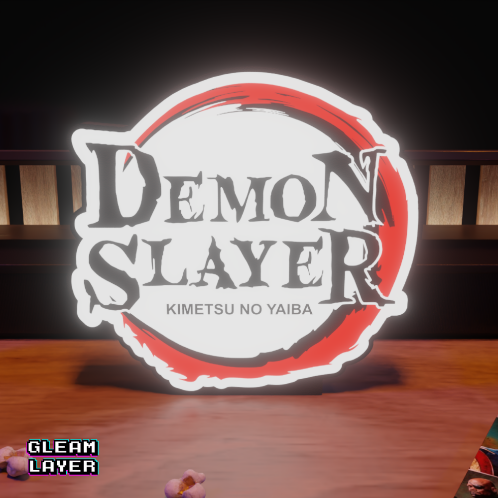 Demon Slayer: Kimetsu no Yaiba RGB Glow Decor for Anime Fan Rooms