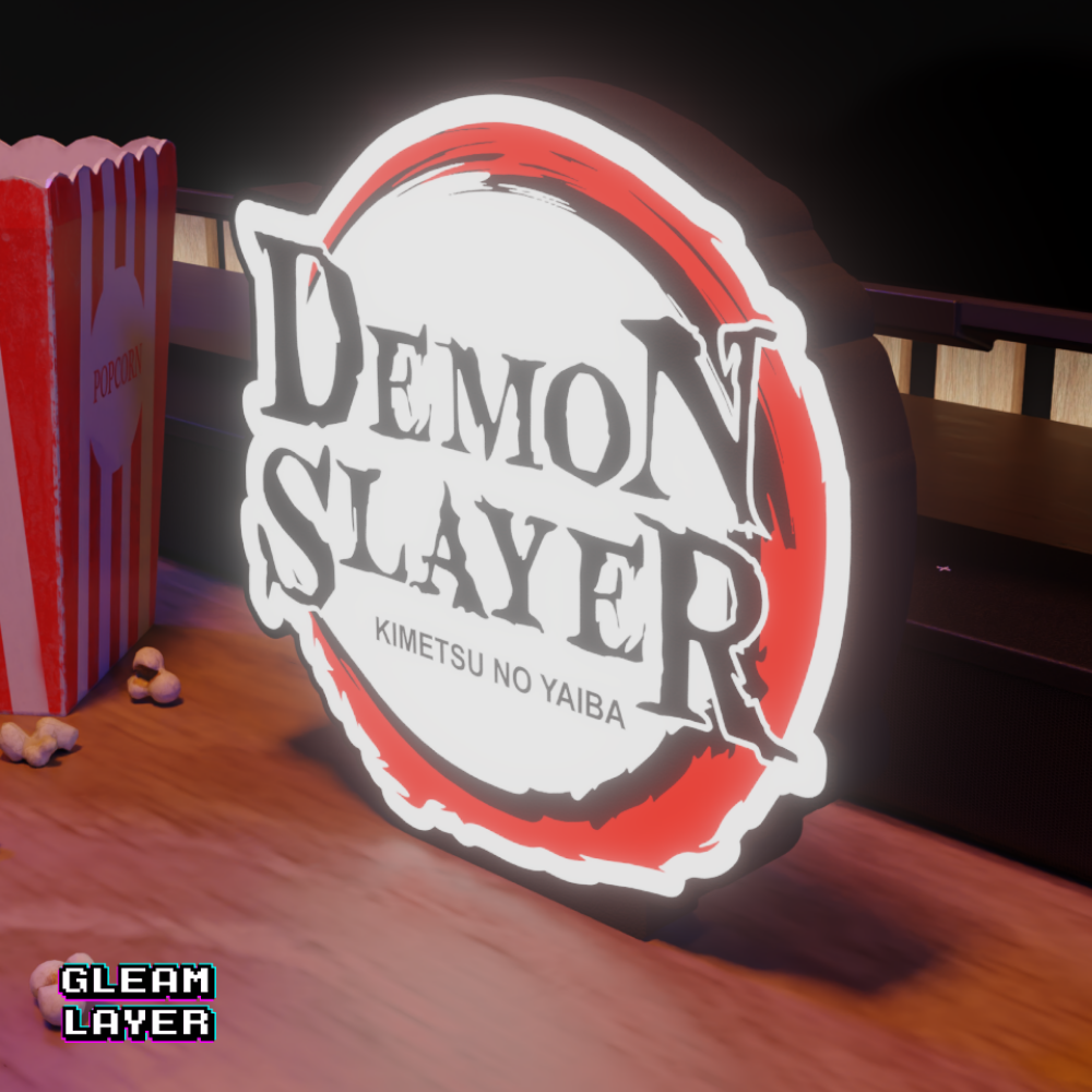 Demon Slayer Nichirin Sword Neon Style Wall Accent for Gaming Setups