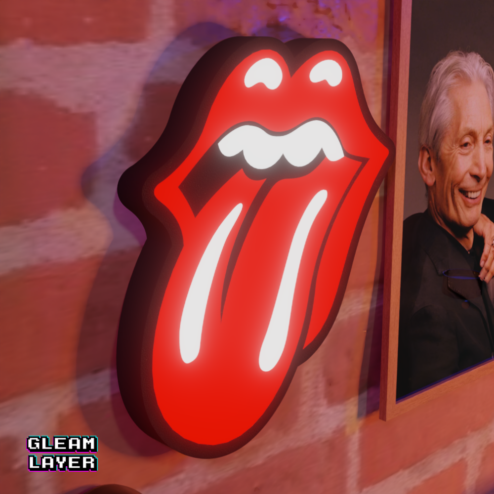 British Rock Legends LED Lightbox for Collector Spaces