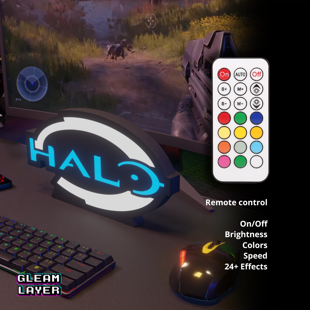Halo Iconic Xbox Franchise LED Decor for Epic Chill Spaces