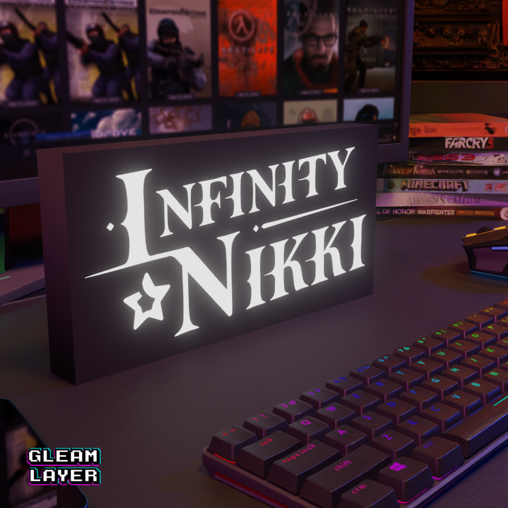 Infinity Nikki LED Lightbox for Collector & Style Game Spaces