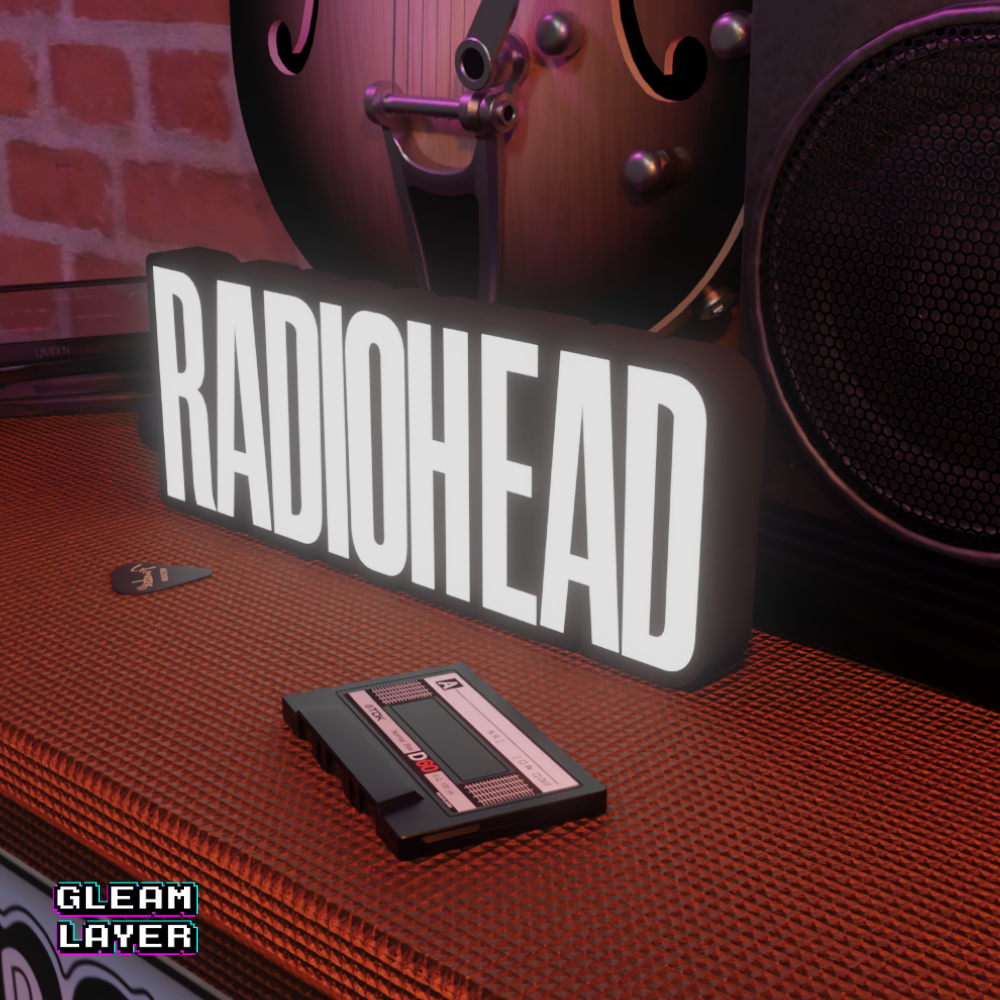 Minimalist Indie Band Neon Style RGB Wall Light for Studio Decor