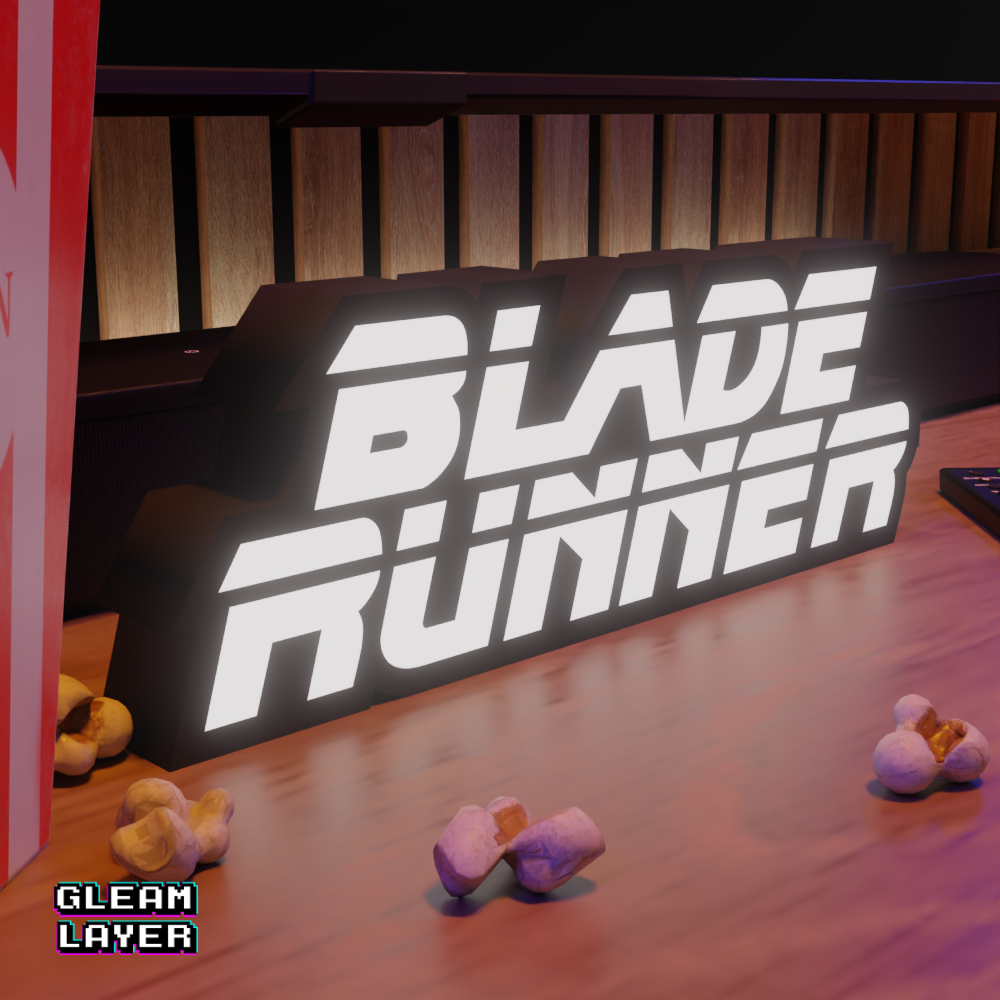 Blade Runner LED Lightbox for Collector & Cinema Spaces