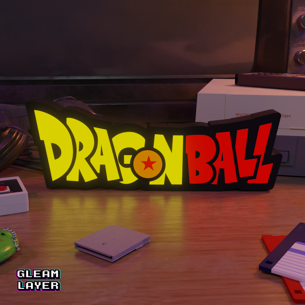 Dragon Ball Anime RGB Glow Decor for Saiyan Gaming Rooms