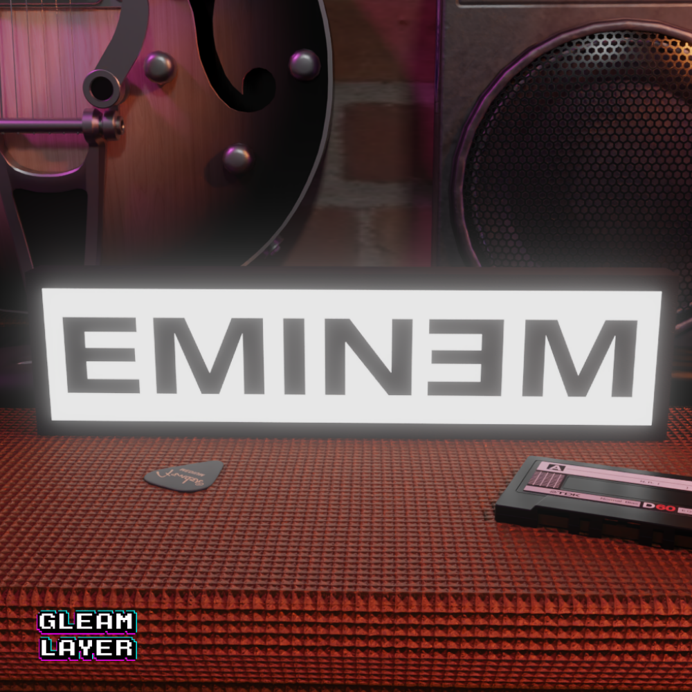 Eminem Hip Hop RGB Glow Sign for Rap Music Rooms