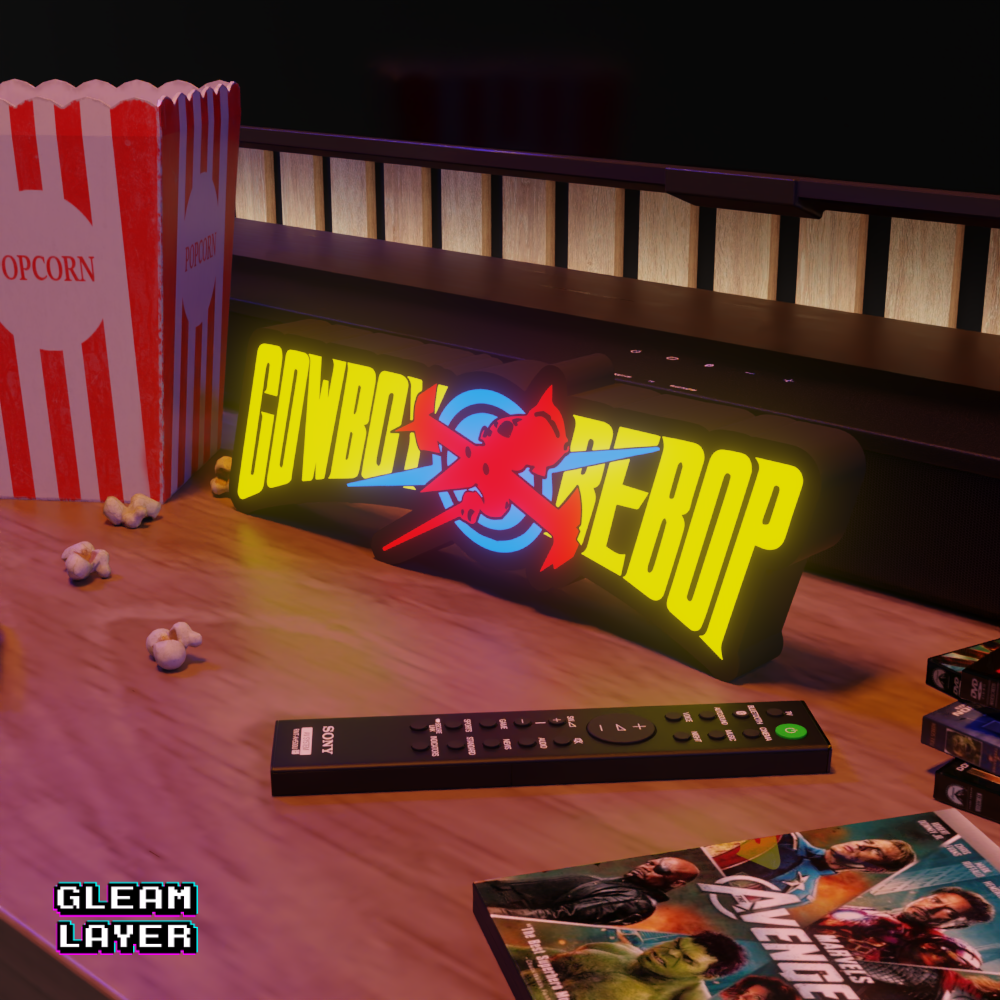Cowboy Bebop Bebop Crew Neon Style Wall Accent for Gaming Setups
