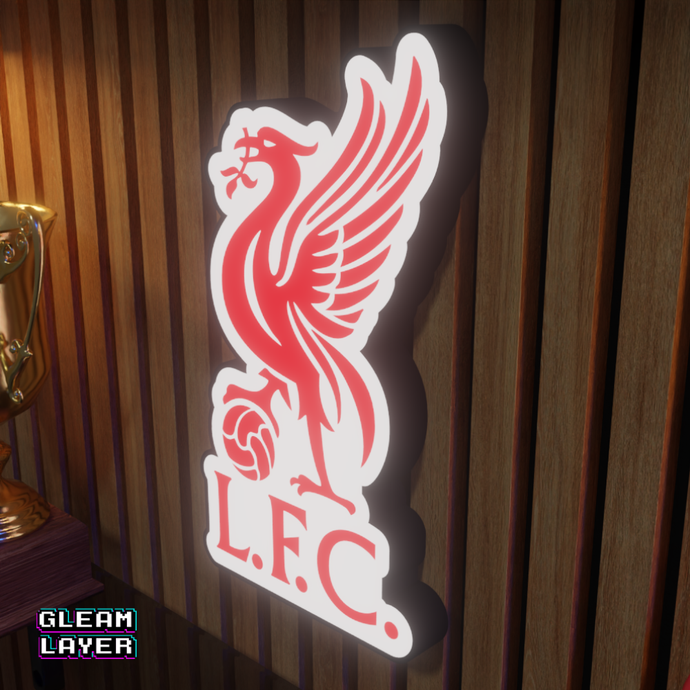 Liverpool FC LED Logo Light RGB Room Decor