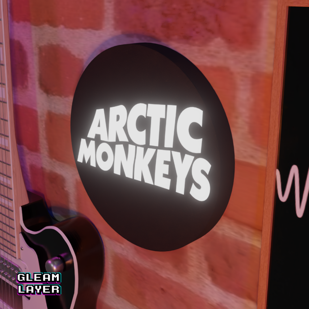 Arctic Monkeys Garage Rock Neon Style Wall Light for Gamer Setups