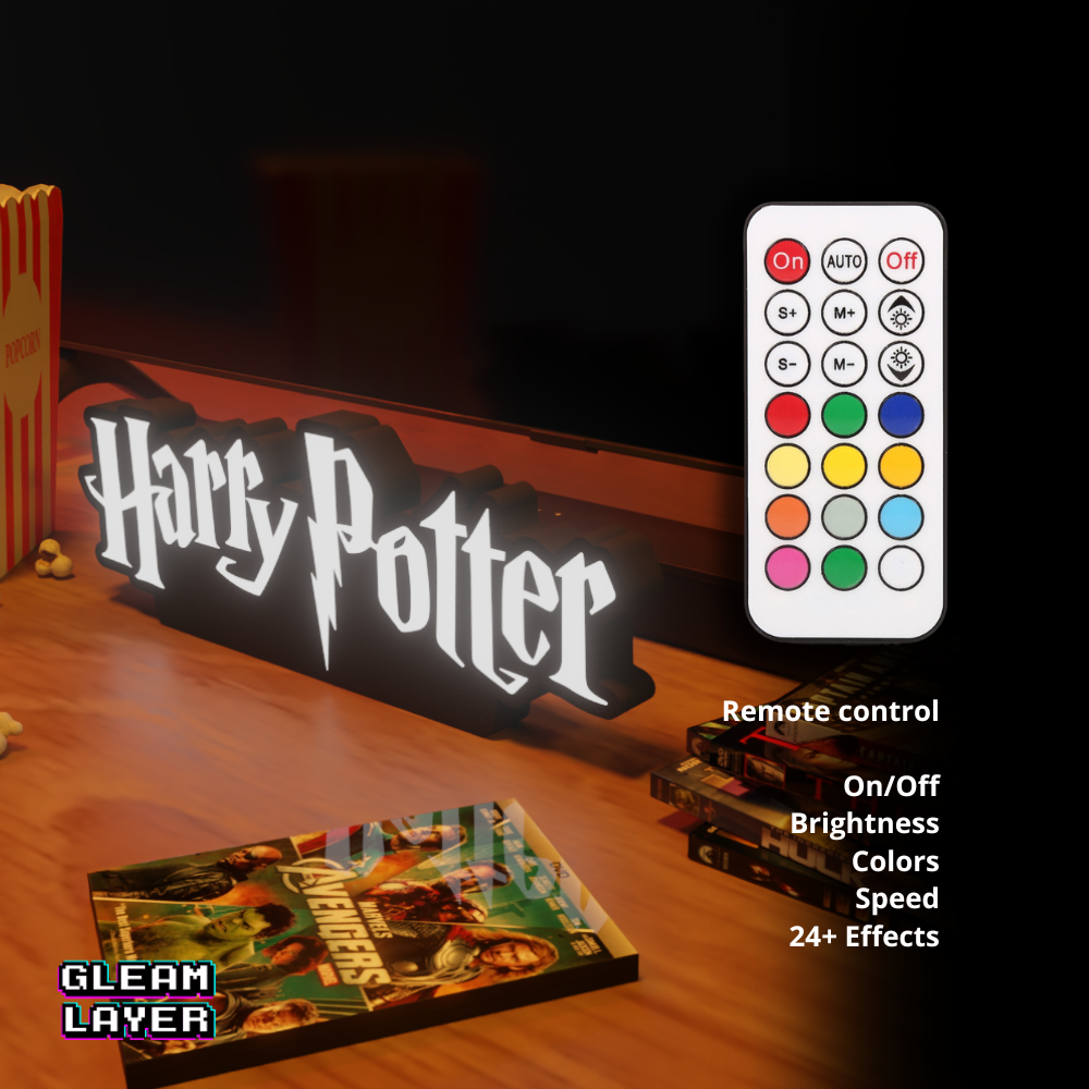 Harry Potter Iconic Wizarding World LED Decor for Cozy Chill Spaces