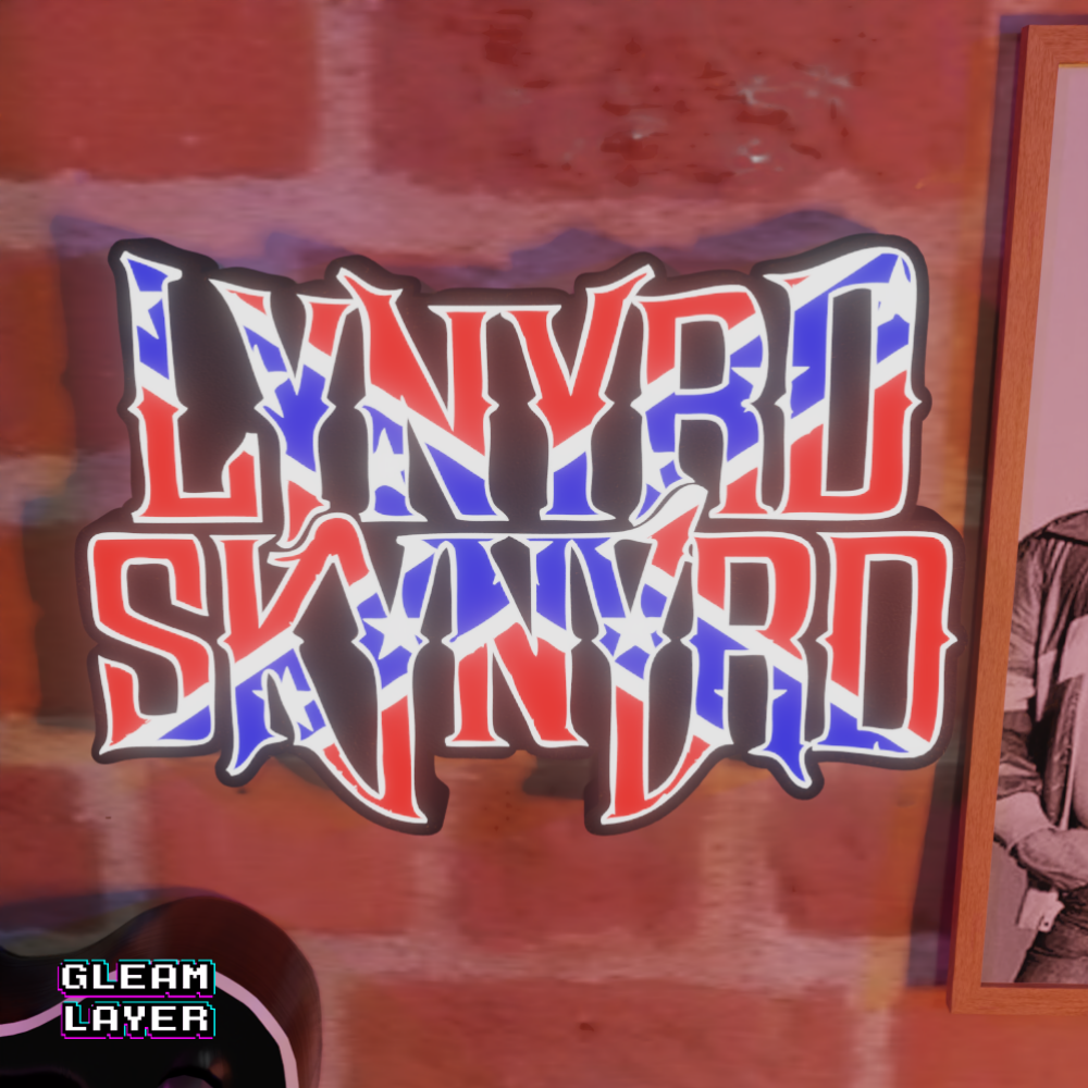 Southern Rock RGB Glow Sign for Classic Music Rooms