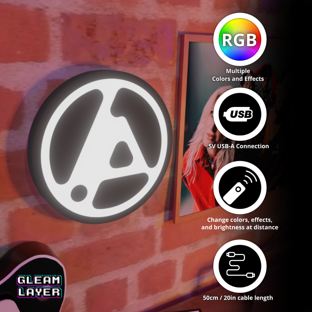 2000s Alternative Rock RGB Display for Entertainment Rooms