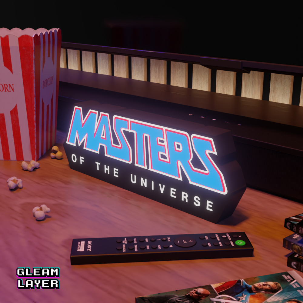 Masters of the Universe Castle Grayskull Neon Style Wall Accent for Gamer Setups