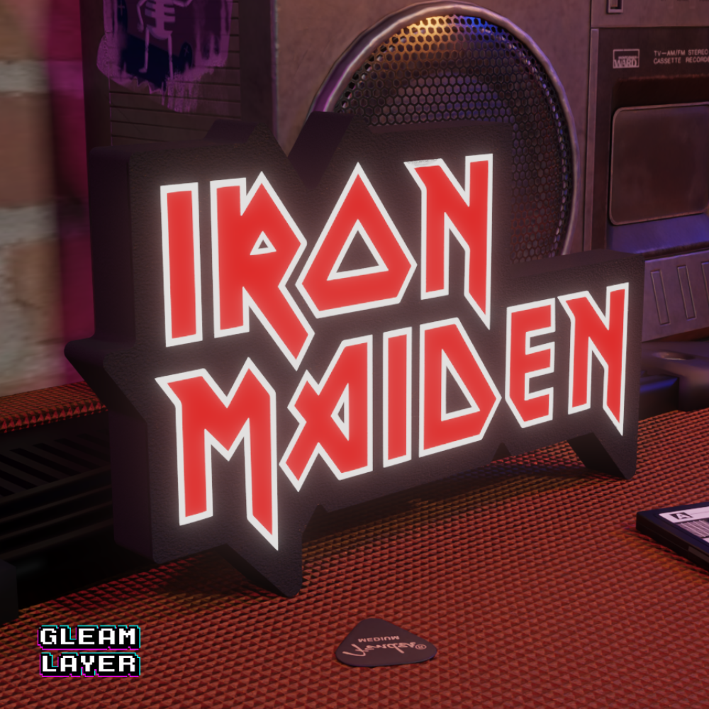 Iron Maiden LED Lightbox RGB Neon Wall Sign for Fans