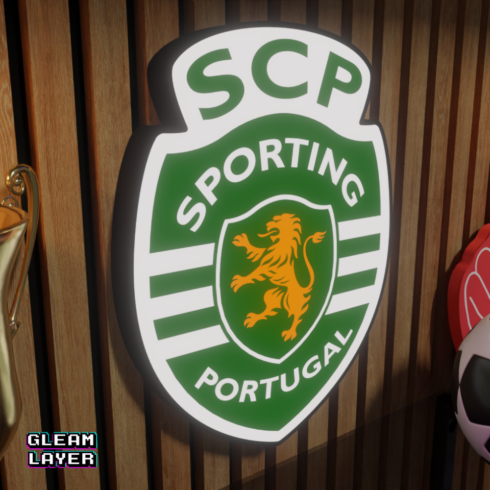 Sporting Clube de Portugal LED Lightbox RGB Wall Sign