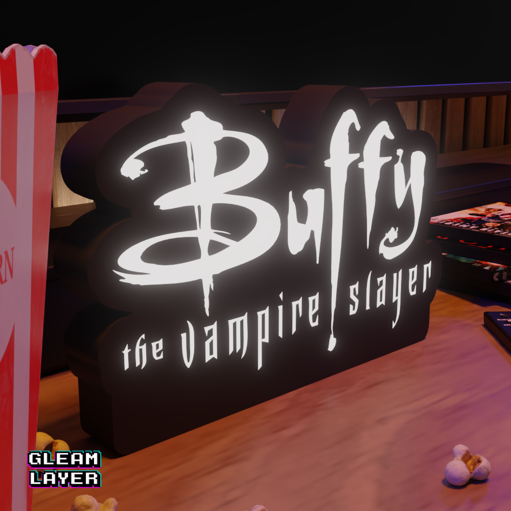 Buffy the Vampire Slayer LED Lightbox for Collector & Fantasy Spaces