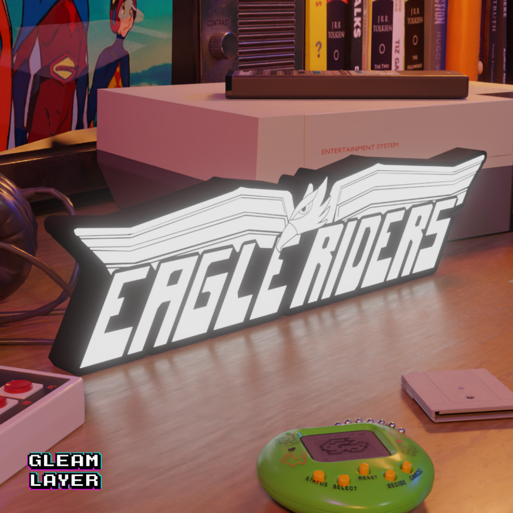 Saban’s Eagle Riders LED Lightbox for Collector & Anime Spaces