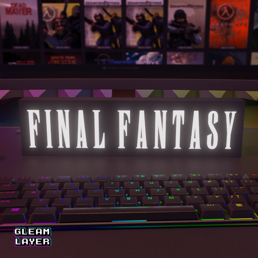 Final Fantasy Crystal Core RGB Lightbox