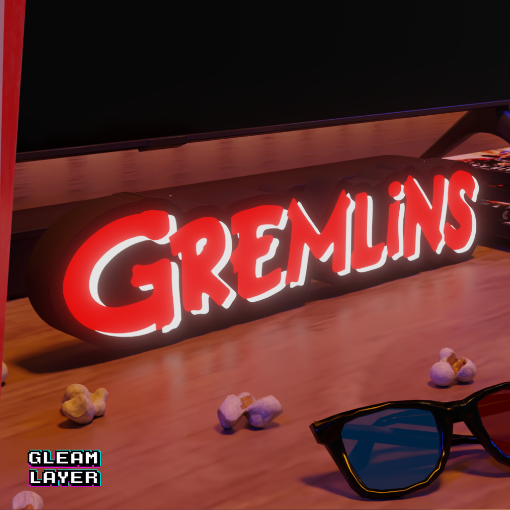 Gremlins LED Lightbox for Collector & Cinema Spaces