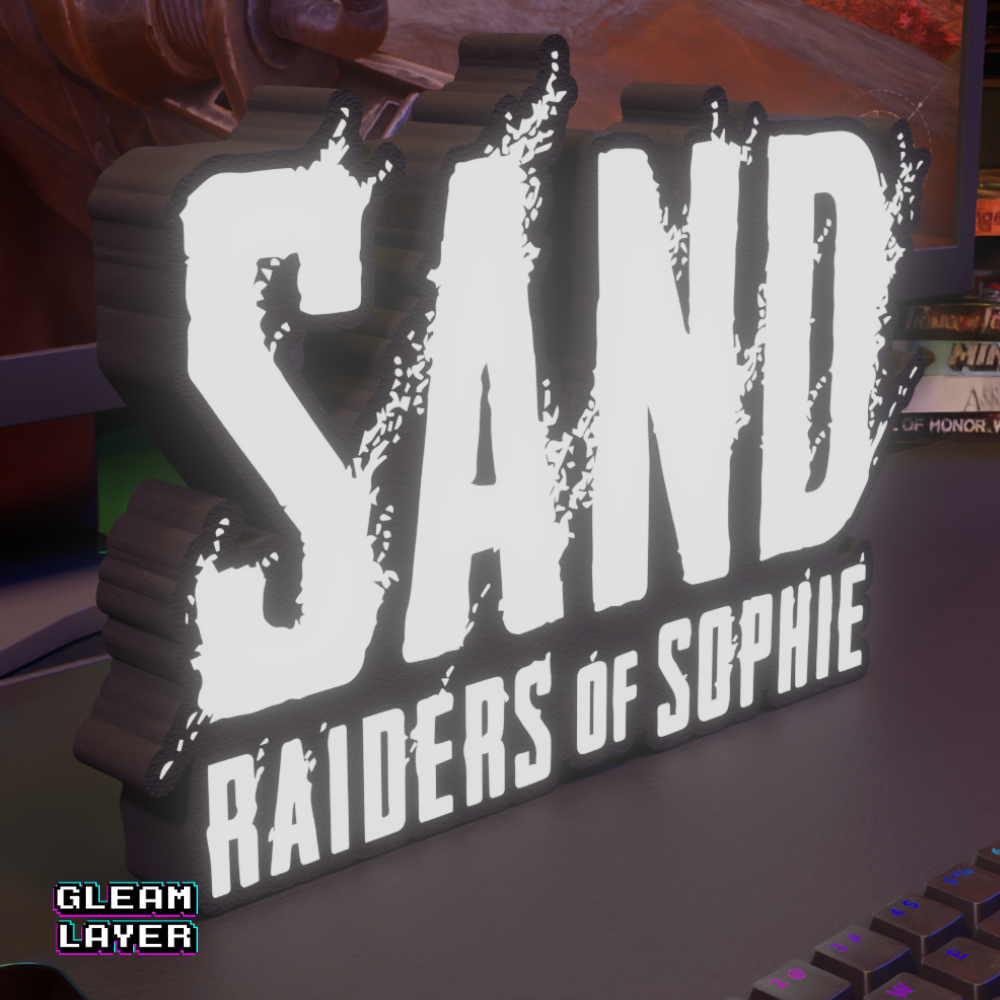 SAND Raiders of Sophie LED Lightbox RGB Gaming Room Decor