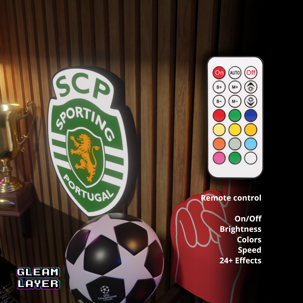 Sporting CP Football Club LED Neon Style Light Sign