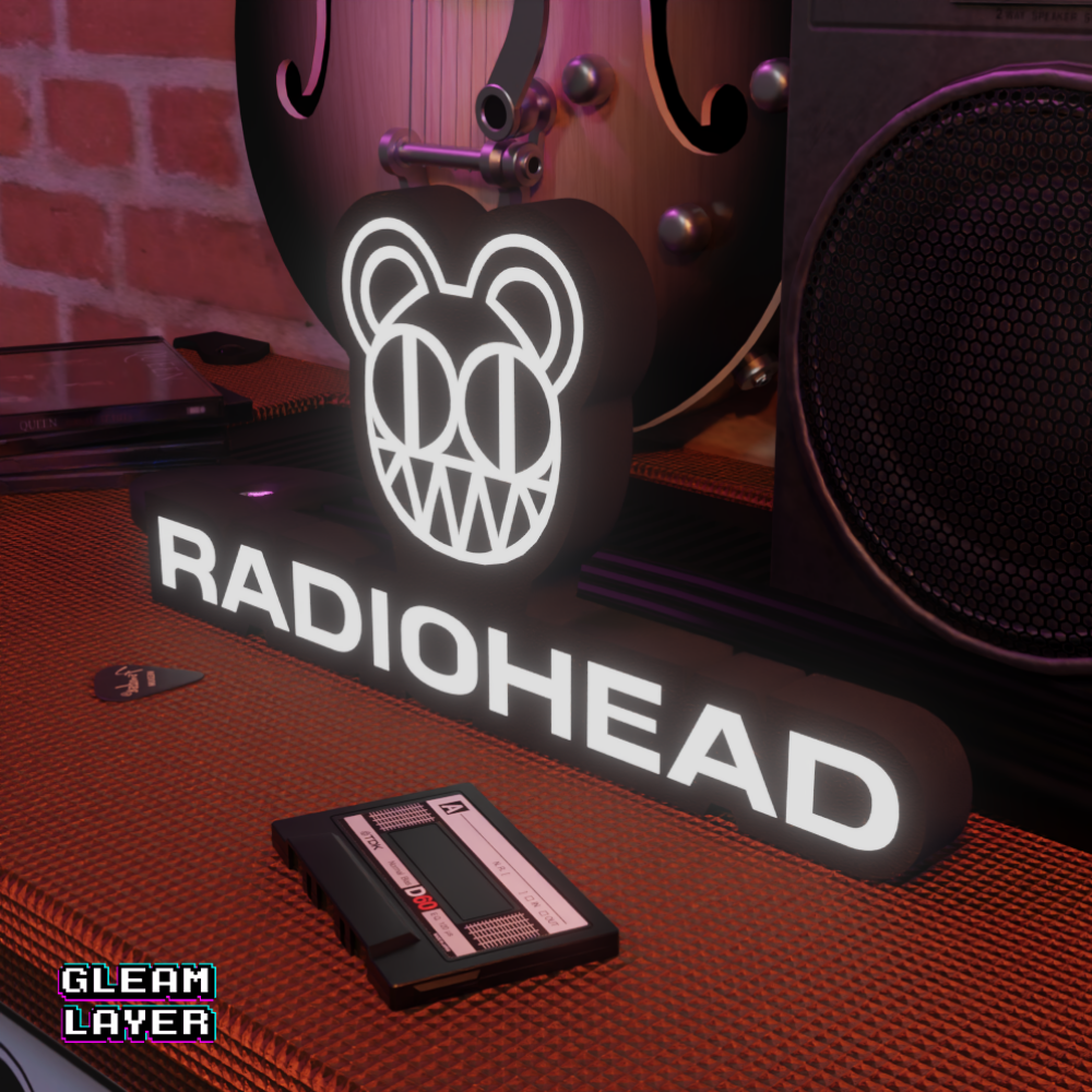 Alternative Music Neon Style Mouse Artwork RGB Light for Studio Decor