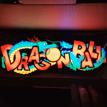 Dragon Ball Shenron Dragon Anime Logo Led Light Sign