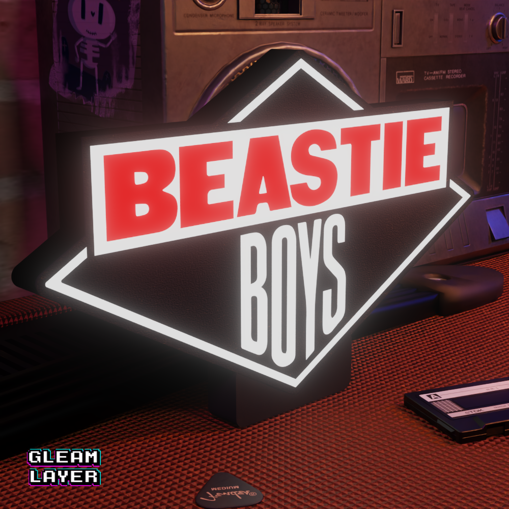 Beastie Boys Rap Rock LED Lightbox for Studio & Collector Spaces