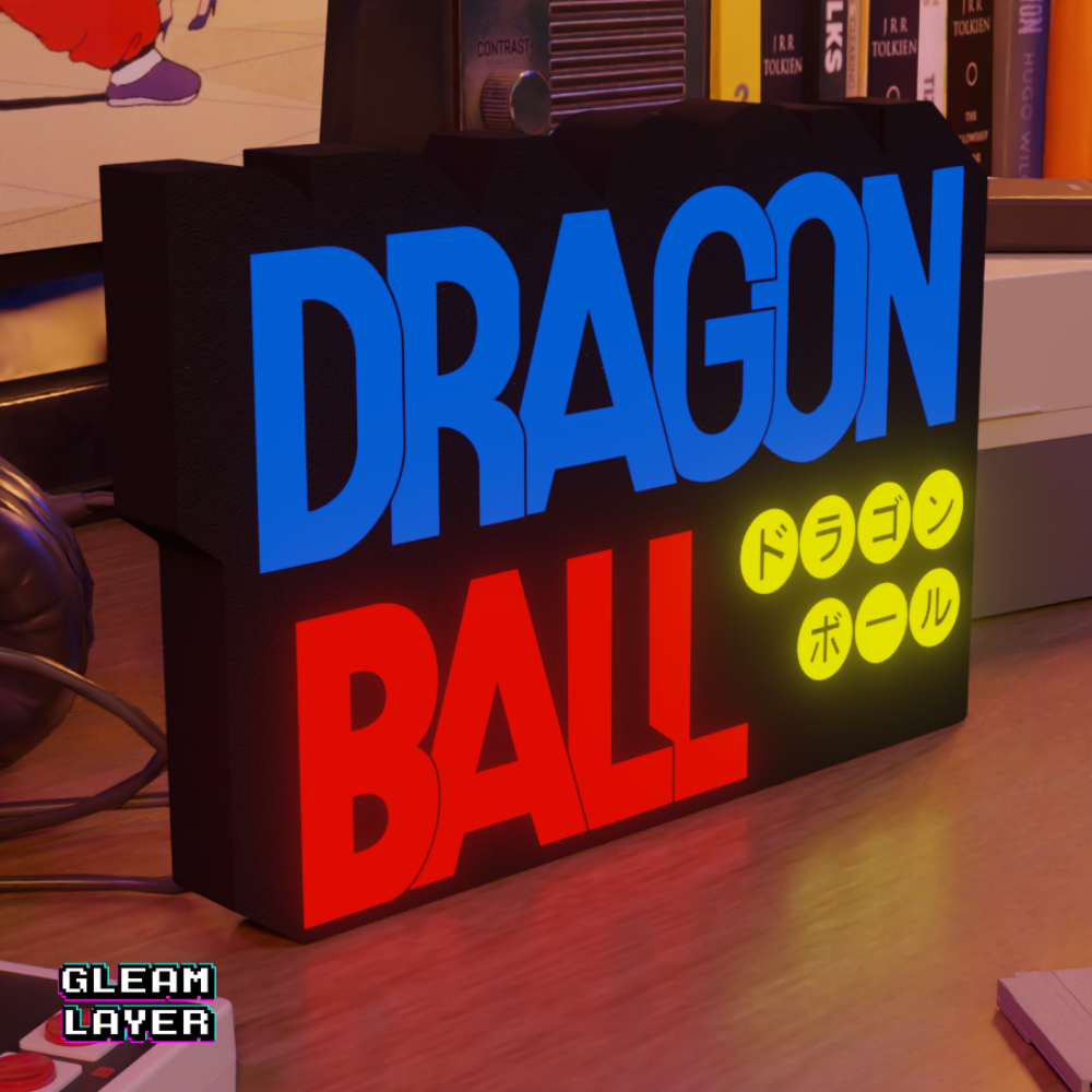 Dragon Ball First Anime Logo LED Lightbox for Collector & Manga Spaces