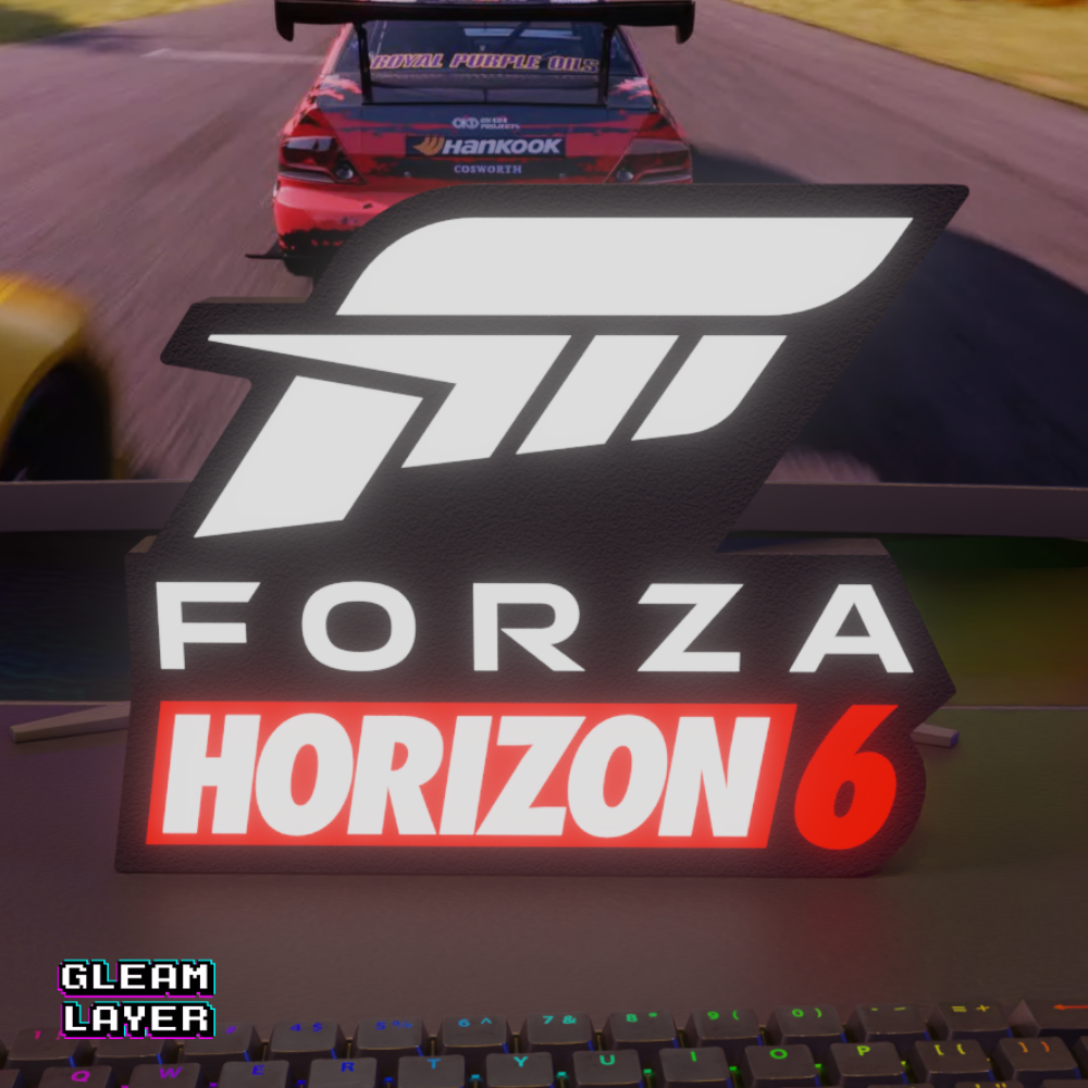 Forza Horizon 5 Racing RGB Glow Decor for Gaming Rooms