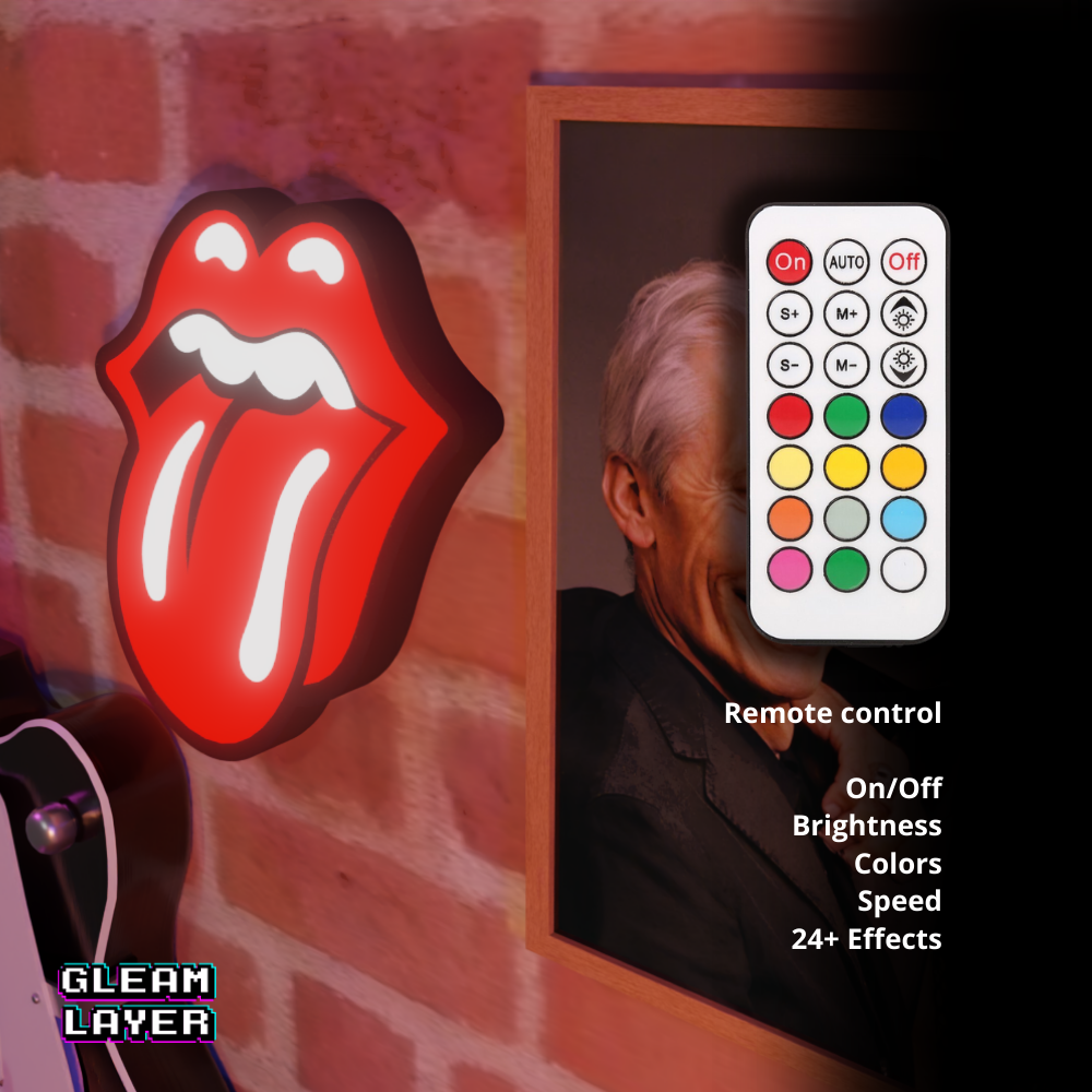 Iconic Rock Era LED Accent for Vinyl & Music Fans