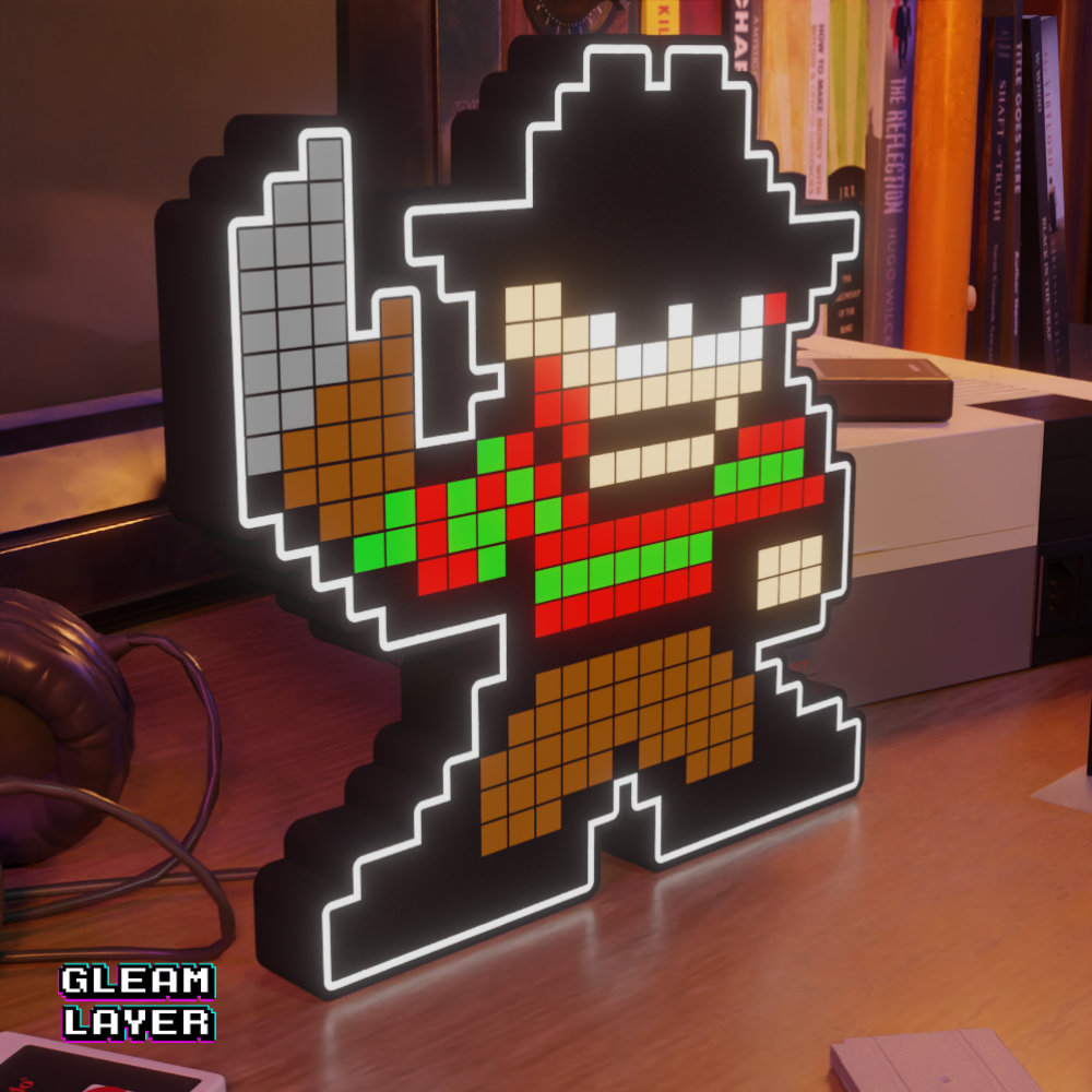 Game Over LED Lightbox for Collector & Arcade Spaces