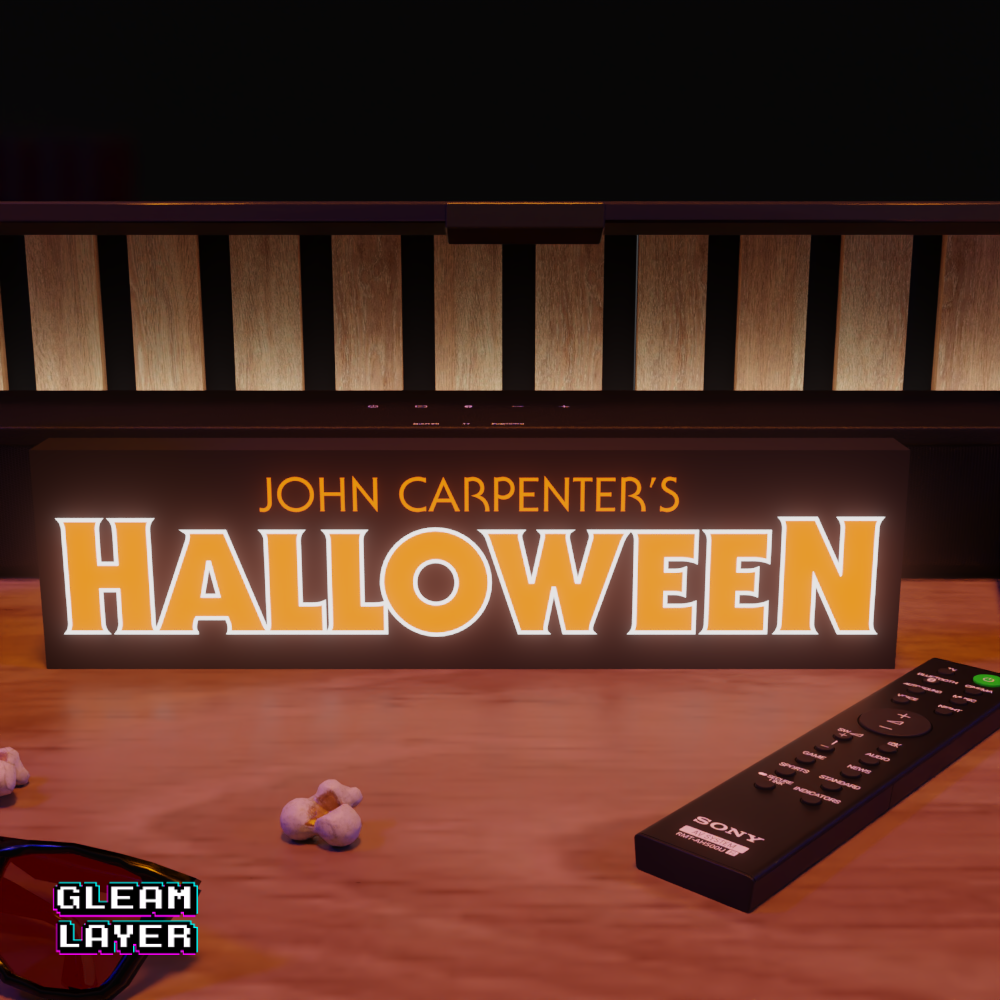 John Carpenter’s Halloween Movie Horror RGB Glow Decor for Classic Slasher Rooms