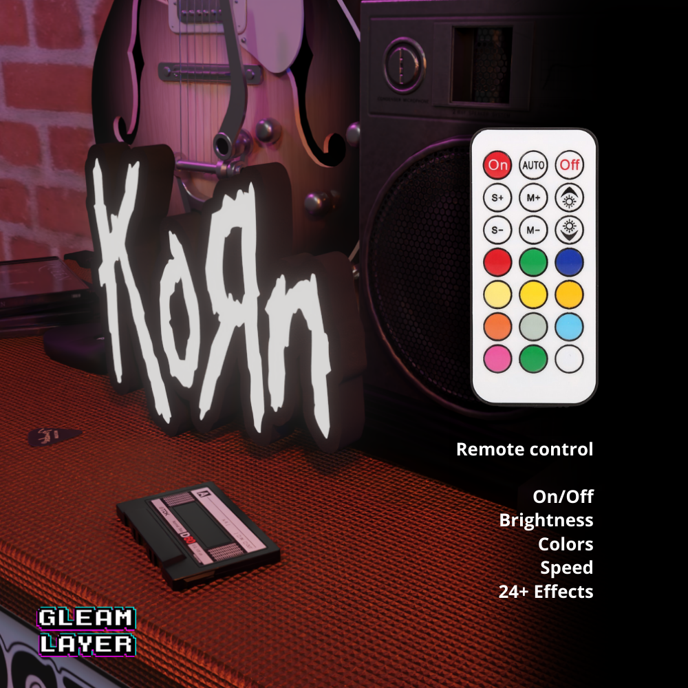 Korn Dark Alternative Metal LED Accent for Music & Chill Setups