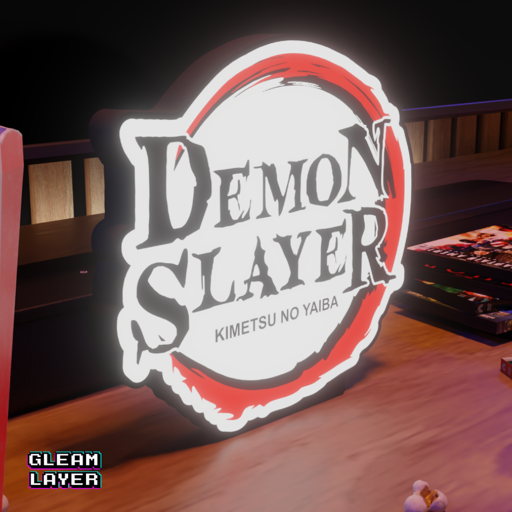 Demon Slayer LED Lightbox for Collector & Manga Spaces