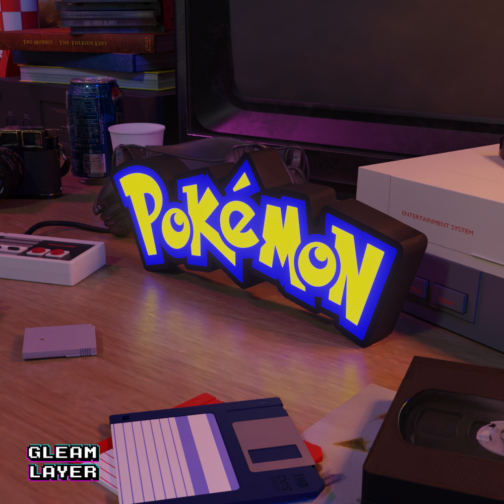 Pokémon Poké Ball Neon Style Wall Accent for Gamer Setups