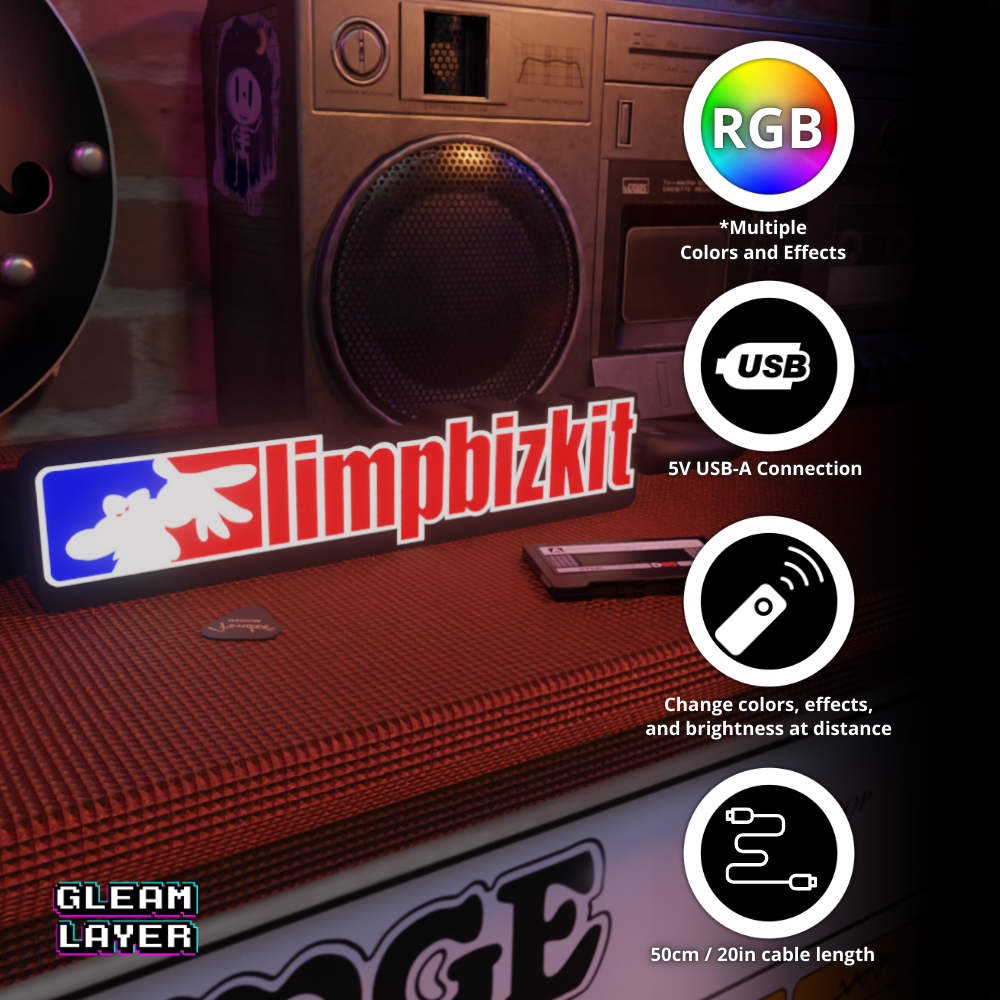 Y2K Nu Metal RGB Display for Entertainment Rooms