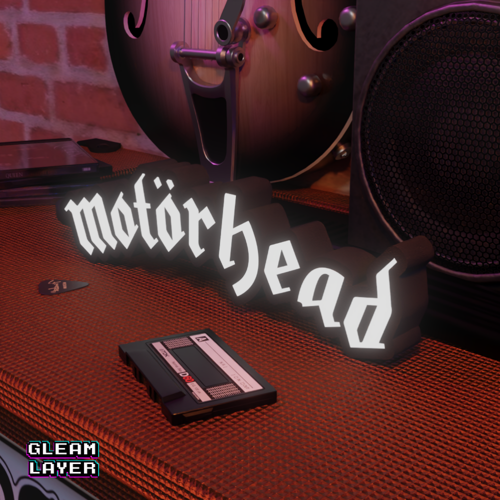 Speed Metal Neon Style Wall Light for Studio & Gamer Decor