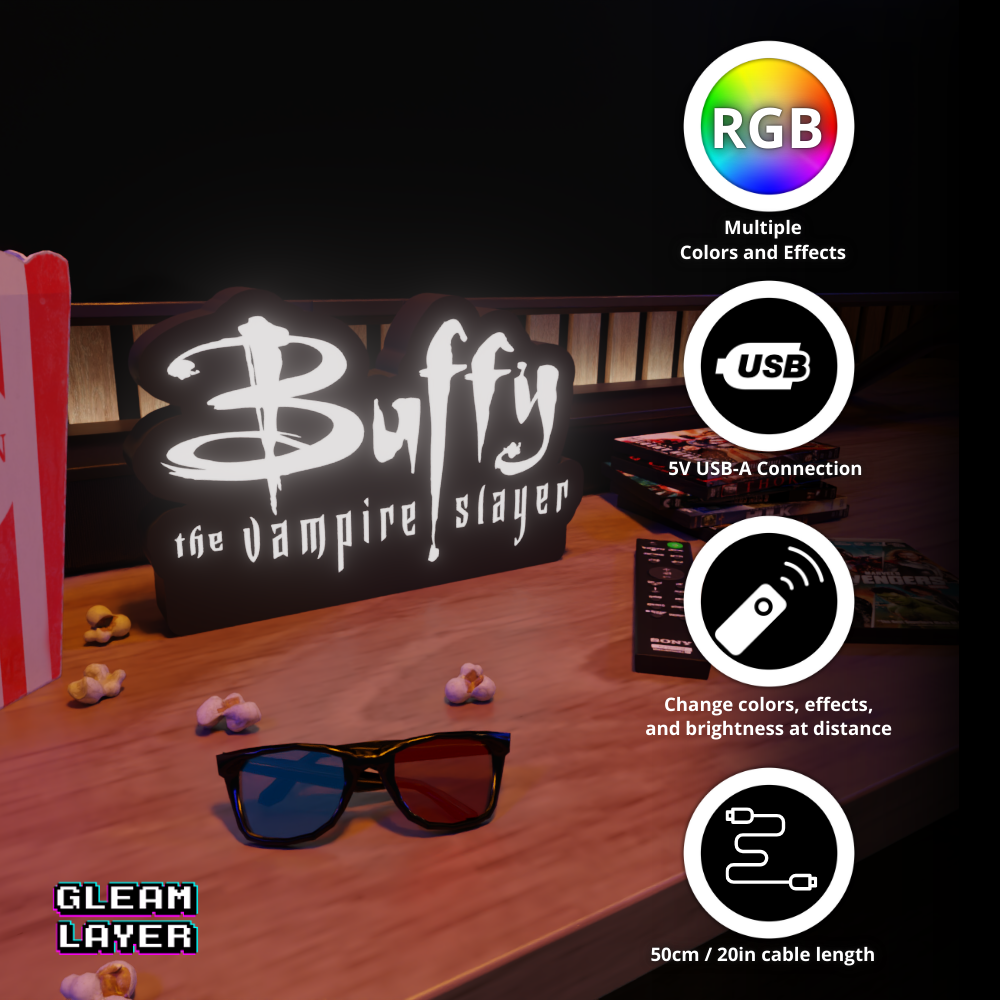 Buffy the Vampire Slayer Supernatural Slayer RGB Atmosphere Display for Entertainment Rooms