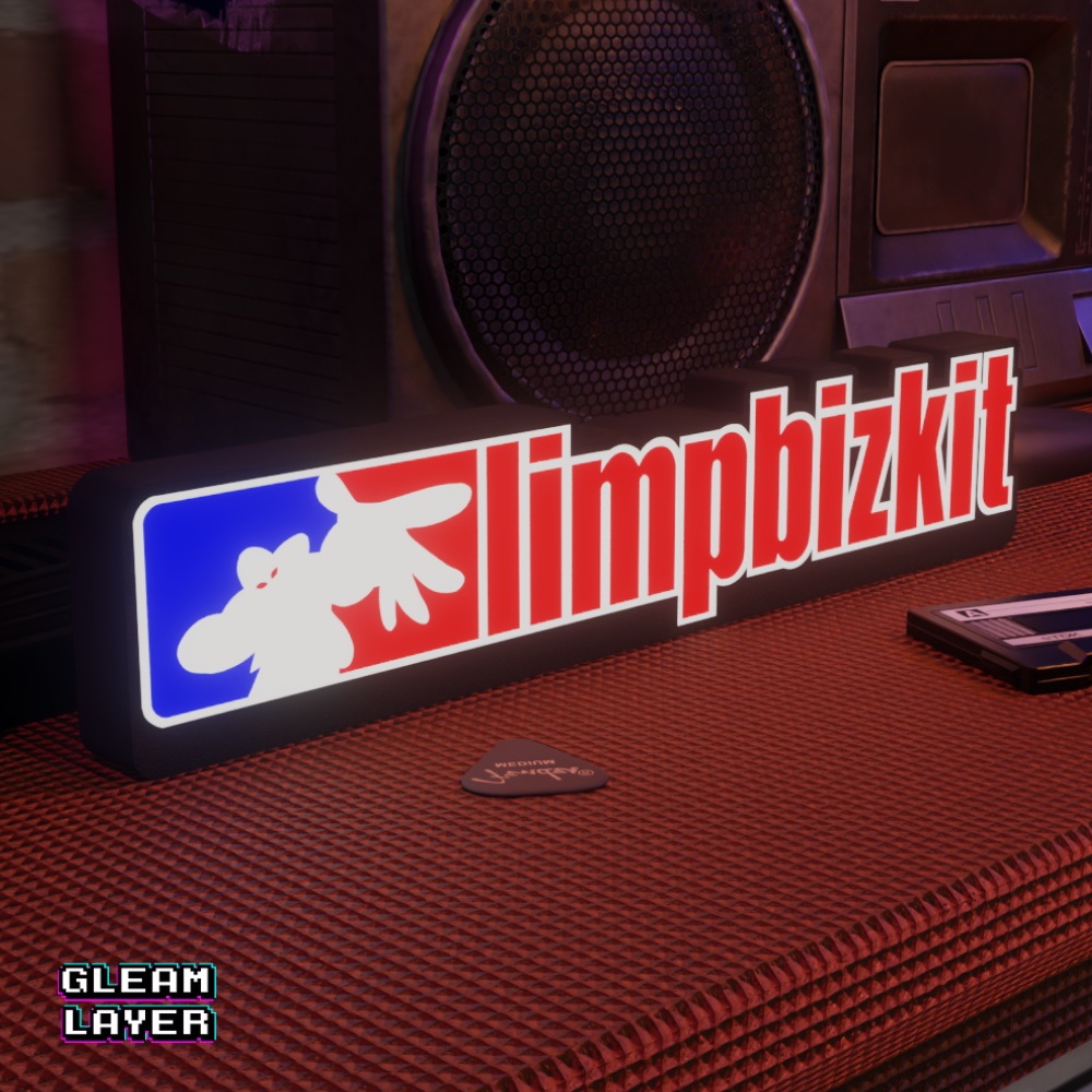 Limp Bizkit Inspired LED Lightbox for Gamer & Studio Spaces