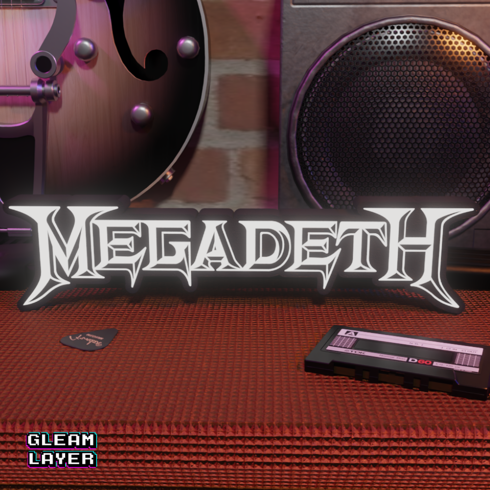 Megadeth Decor for Music Studio, Home Bar & Man Cave