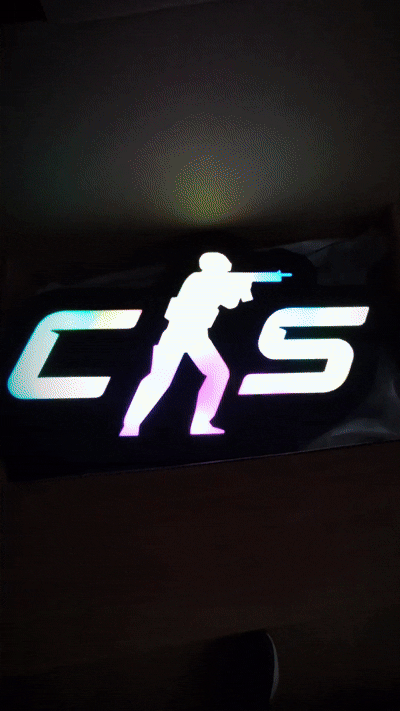 CS 2 Counter Strike Led Gaming Light Sign