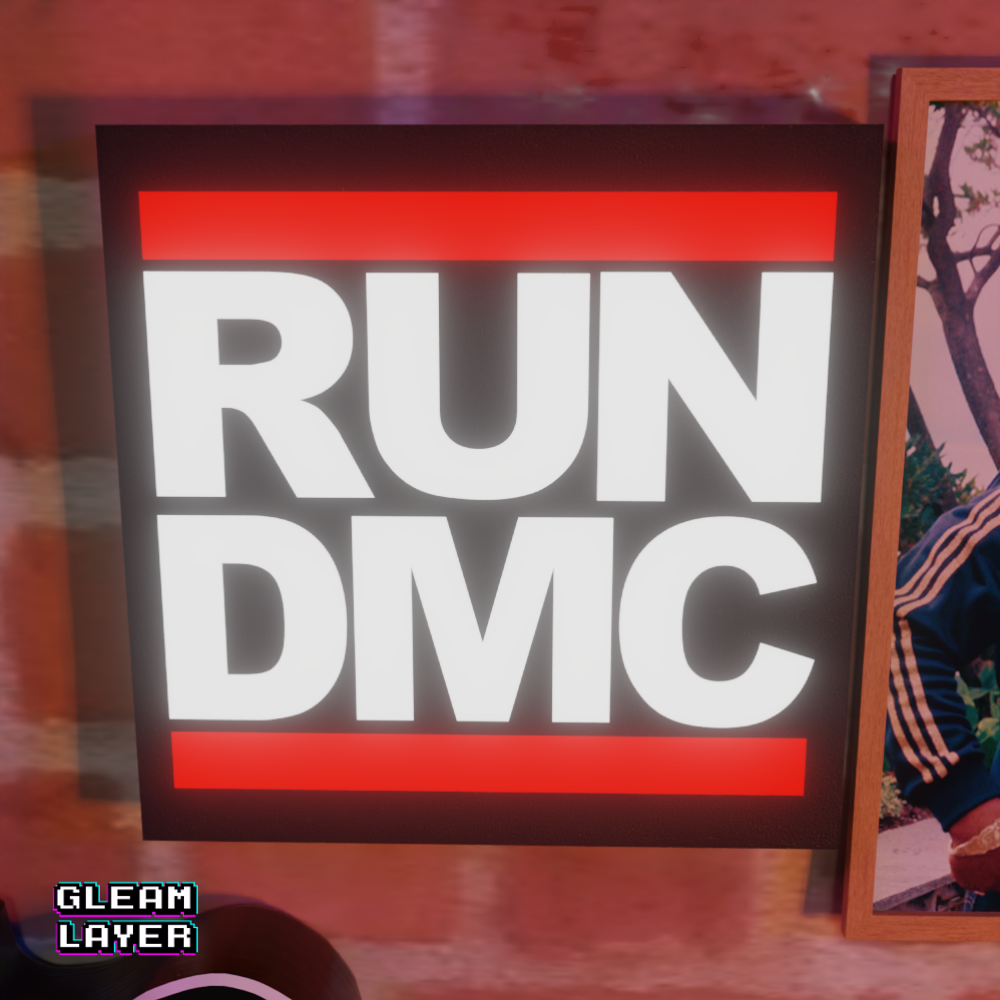 Old School Hip Hop RGB Glow Sign for Street Culture Rooms