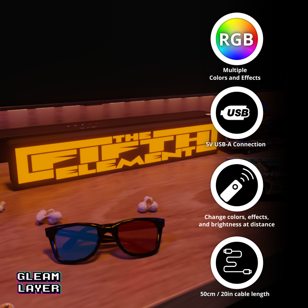Fifth Element Intergalactic Adventure RGB Atmosphere Display for Entertainment Rooms